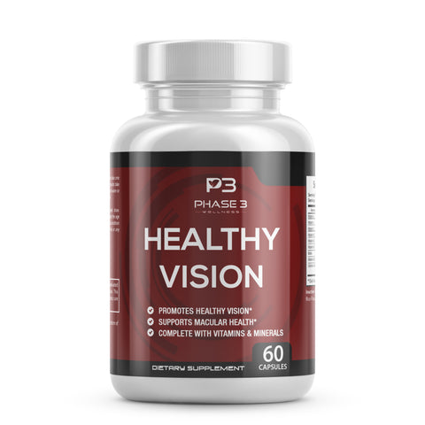 3 Bottle Bundle Pack Healthy Vision Eye Supplement