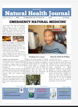 Natural Health Journal Digital Version  Scroll Down To Download